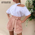 summer pink bottom shorts
